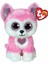 Beanie Peluş Husky Pink Reg 15CM 1