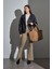 Vizon Shopper Peluş El ve Omuz Çantası 2