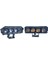 Offroad Sis Lambası Set Sarı Beyaz - Kırmızı Gündüz Ledli Çakarlı 12.6 X 5 X 3.5 Cm 12-60V / Lass370-1 1
