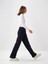 Kadın Beyaz Modal Dokulu Slim Fit Uzun Kollu Tişört 2