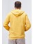 Hardal Kanguru Cep Standart Kalıp Kapüşonlu Erkek Sweatshirt - 87883 7