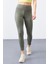 Çağla Yüksek Bel Toparlayıcı Slim Fit Dar Paça Kadın Tayt - 94568 2