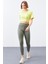 Çağla Yüksek Bel Toparlayıcı Slim Fit Dar Paça Kadın Tayt - 94568 3
