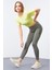 Çağla Yüksek Bel Toparlayıcı Slim Fit Dar Paça Kadın Tayt - 94568 5