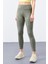 Çağla Yüksek Bel Toparlayıcı Slim Fit Dar Paça Kadın Tayt - 94568 6