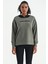 Çağla Kadın Kapüşonlu Kanguru Cep Kadın Oversize Sweatshirt - 97161 1