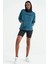 Zümrüt Kadın Kapüşonlu Kanguru Cep Kadın Oversize Sweatshirt - 97161 5