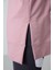 Gül Kurusu Balon Kol Yazı Nakışlı Kadın Oversize Tunik Sweatshirt - 97163 4