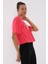 Rose Asimetrik Yazı Baskılı O Yaka Kadın Oversize T-Shirt - 97136 5