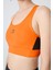 Tommy Life Tommy Life  Neon Oranj Kadın Çapraz Sırt Detaylı Slim Fit U Yaka Spor Büstiyer - 97121 2