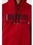 Kırmızı Nakışlı Kanguru Cep Standart Kalıp Kapüşonlu Erkek Sweatshirt - 87839 3