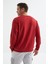 Kırmızı Basic O Yaka Rahat Form Erkek Sweatshirt - 88053 8