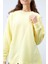 Tommy Life Limon Asimetrik Kesim O Yaka Selanik Kadın Oversize Sweatshirt - 97191 8