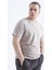 Koyu Bej Basic Kısa Kol O Yaka Büyük Beden Erkek T-Shirt - 88072 6