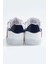 Tommy Life Beyaz - Lacivert Bağcıklı Şerit Detaylı Suni Deri Kadın Spor Ayakkabı - 89202 7