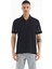 Tommy Life Siyah Kol Baskı Detaylı Polo Yaka Standart Form Erkek T-shirt - 88240 1