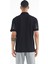 Tommy Life Siyah Kol Baskı Detaylı Polo Yaka Standart Form Erkek T-shirt - 88240 6