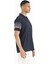 Lacivert Kol Baskı Detaylı Polo Yaka Standart Form Erkek T-shirt - 88240 5