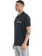 Tommy Life Lacivert Yazı Baskılı Standart Form Polo Yaka Erkek T-shirt - 88236 4