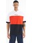 Tommy Life Lacivert Kapüşonlu Baskı Detaylı Oversize Erkek T-shirt - 88191 1