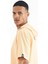 Kavun Içi Kapüşonlu Kol Etiket Detaylı Oversize Erkek T-shirt - 88179 2