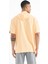 Kavun Içi Kapüşonlu Kol Etiket Detaylı Oversize Erkek T-shirt - 88179 6