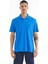 Saks Polo Yaka Logo Nakışlı Standart Form Erkek T-shirt - 88237 1