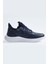 Tommy Life Lacivert Yüksek Taban Bağcıklı Suni Deri Erkek Spor Ayakkabı - 89115 1