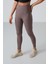 Kahverengi Yüksek Bel Toparlayıcı Slim Fit Dar Paça Kadın Tayt - 94011 2
