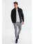 Lacivert Fermuarlı Dik Yaka Standart Kalıp Erkek Polar Sweatshirt - 88134 6