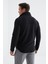 Lacivert Fermuarlı Dik Yaka Standart Kalıp Erkek Polar Sweatshirt - 88134 8