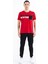 Kırmızı Ön Cep Detaylı Baskılı Standart Kalıp Erkek T-shirt - 88200 2