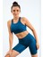 Zümrüt Yüksek Bel Toparlayıcı Slim Fit Büstiyer Biker Kadın Tayt Takım - 95303 6