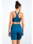 Zümrüt Yüksek Bel Toparlayıcı Slim Fit Büstiyer Biker Kadın Tayt Takım - 95303 7