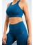 Zümrüt Yüksek Bel Toparlayıcı Slim Fit Büstiyer Biker Kadın Tayt Takım - 95303 8