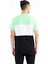 Neon Yeşil Renk Geçişli Baskı Detaylı O Yaka Standart Kalıp Erkek T-Shirt - 88177 5