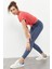 Petrol Yüksek Bel Streç Slim Fit Dar Paça Kadın Tayt - 94545 8
