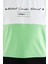 Siyah Renk Bloklu O Yaka Baskı Detaylı Standart Kalıp Erkek Çocuk T-Shirt - 11135 5