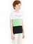 Siyah Renk Bloklu O Yaka Baskı Detaylı Standart Kalıp Erkek Çocuk T-Shirt - 11135 8