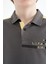 Koyu Gri Renk Bloklu Omuz Garni Detaylı Standart Kalıp Erkek Çocuk T-Shirt - 11155 3