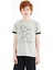 Tommy Life Gri Melanj Minimal Yazı Baskılı Standart Kalıp O Yaka Erkek Çocuk T-Shirt - 11132 1