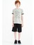 Tommy Life Gri Melanj Minimal Yazı Baskılı Standart Kalıp O Yaka Erkek Çocuk T-Shirt - 11132 3