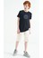 Lacivert Nakış İşleme Detaylı O Yaka Standart Kalıp Erkek Çocuk T-Shirt - 11115 7