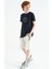 Lacivert Nakış İşleme Detaylı O Yaka Standart Kalıp Erkek Çocuk T-Shirt - 11115 8