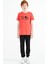 Coral Ön Yazı Nakışlı O Yaka Standart Kalıp Erkek Çocuk T-Shirt - 11118 2