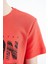 Coral Ön Yazı Nakışlı O Yaka Standart Kalıp Erkek Çocuk T-Shirt - 11118 3