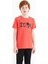 Coral Ön Yazı Nakışlı O Yaka Standart Kalıp Erkek Çocuk T-Shirt - 11118 8