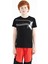 Siyah Baskı Detaylı Standart Kalıp O Yaka Erkek Çocuk T-Shirt - 11133 1