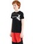 Siyah Baskı Detaylı Standart Kalıp O Yaka Erkek Çocuk T-Shirt - 11133 7