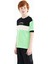 Neon Yeşil Renk Geçişli Nakışlı Oversize Erkek Çocuk T-Shirt - 11159 5